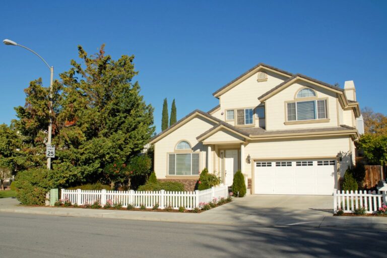 Suburban two story house